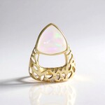 Ciondolo in oro con Opale di Welo (Ornaments by de Melo)