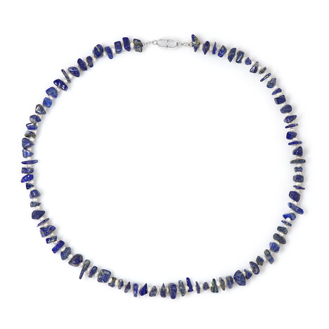 Zilveren halsketting met lapis lazulistenen (Adela Silber)