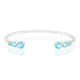Brazalete en plata con Apatita azul (Pallanova)
