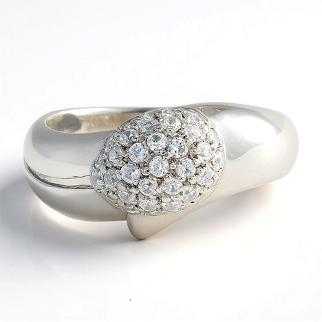 Anello in argento con Zircone