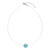 Collar en plata con Larimar