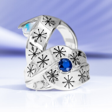 Anillo en plata con Ópalo de Welo (TPC)