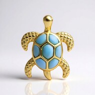 Colgante en plata con Larimar