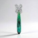 Ciondolo in argento con Indicolite (Adela Silber)