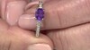 Anillo en plata con Amatista de Marruecos