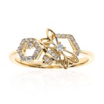 Bague en or et Diamant SI2 (H) (CIRARI)