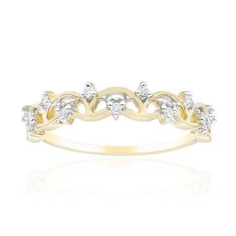 Anello in oro con Diamante SI1 (G) (Annette)