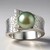 Anello in argento con Perla Tahitiana (MONOSONO COLLECTION)
