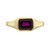 Anello in oro con Rodolite (CIRARI)
