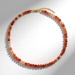 Collana in argento con Corniola