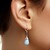 Orecchini in argento con Onice Blu (MONOSONO COLLECTION)