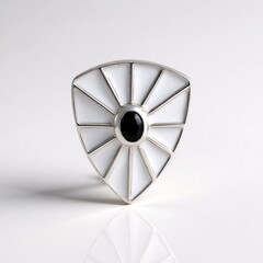 Ciondolo in argento con Spinello Nero (MONOSONO COLLECTION)