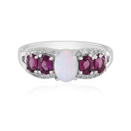 Australischer Opal-Silberring