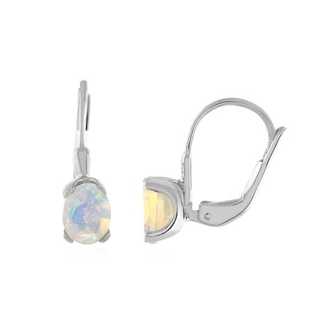 Pendientes en plata con Ópalo de Welo