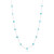 Collar en plata con Apatita azul (de Melo Essence)