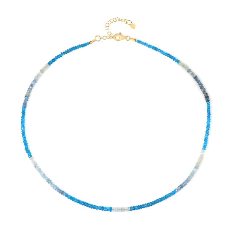 Collier en argent et Aigue-Marine Santa Maria