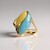 Anello in argento con Turchese (dagen)
