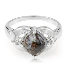 Anello in argento con Astrofillite