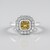 Anello in argento con Zircone Giallo
