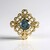 Ciondolo in oro con Diamante Blu Cielo I2 (Ornaments by de Melo)