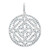 Pendentif en argent et Diamant fantaisie