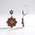 Orecchini in argento con Conchiglia di Ostrica Spinosa Arancione (Desert Chic)