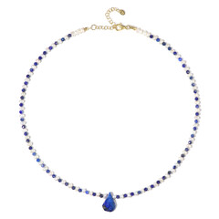 Lapis Lazuli Silver Necklace