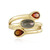 Zilveren ring met een Koperen Minary Labradoriet (KM by Juwelo)