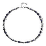 Sodalite Silver Necklace (Desert Chic)