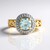 Anello in argento con Topazio Blu Cielo
