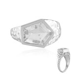 Weißer Quarz-Silberring