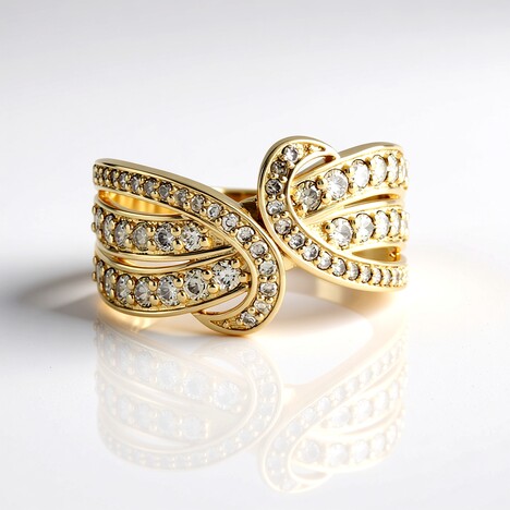Anello in oro con Diamante Cioccolato I2 (SUHANA)