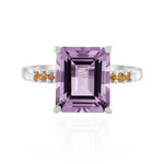 Lavendel-Amethyst-Silberring