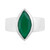 Bague en argent et Onyx vert (MONOSONO COLLECTION)