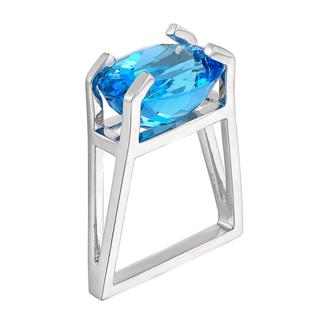 Marambaia Topaz Silver Ring