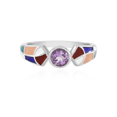 Anillo en plata con Amatista Rosa de Francia (SAELOCANA)