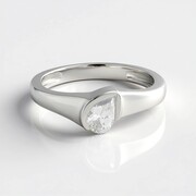 Anillo en plata con Zircón