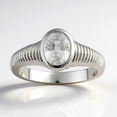 Anello in argento con Zircone