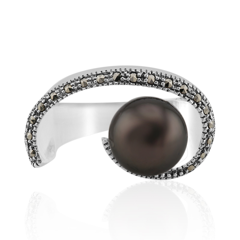 Anello fascia sassolini - Gioielli del Mare