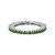 Anello in argento con Diopside Russo