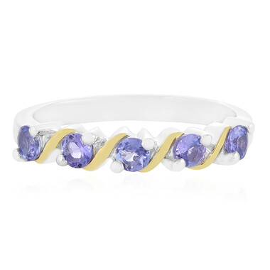 Anello in argento con Tanzanite