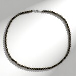 Collier en argent et Pyrite