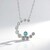 Collana in argento con Grandidierite