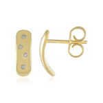 I2 (I) Diamond Silver Earrings