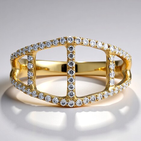 Anello in oro con Diamante SI1 (H)