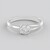 Anello in argento con Zircone