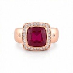 Madagascar Ruby Silver Ring (de Melo Essence)