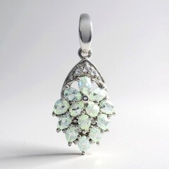 Ciondolo in argento con Tormalina