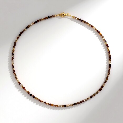 Collier en argent et Zircon Fancy