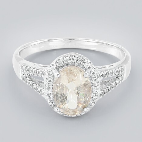 Anello in argento con Quarzo Rutilato